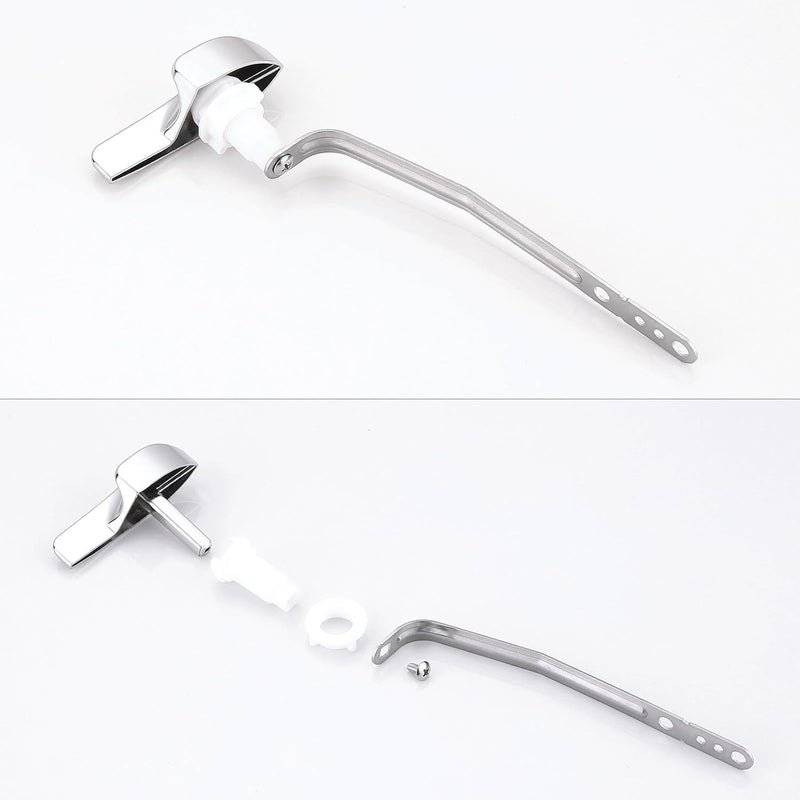 LavishStream Toilet Handle for Kohler 87115-CP Left Trip Lever Service Kit, Toilet Handle Replacement Kit Side Mount, Toilet Tank Lever, 1-Pack Polished Chrome - Image 3